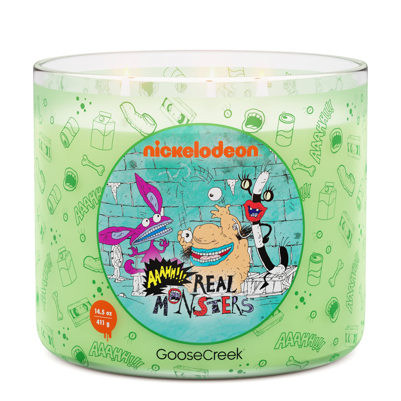 Aaahh!! Real Monsters Nickelodeon 3-Wick Candle X7