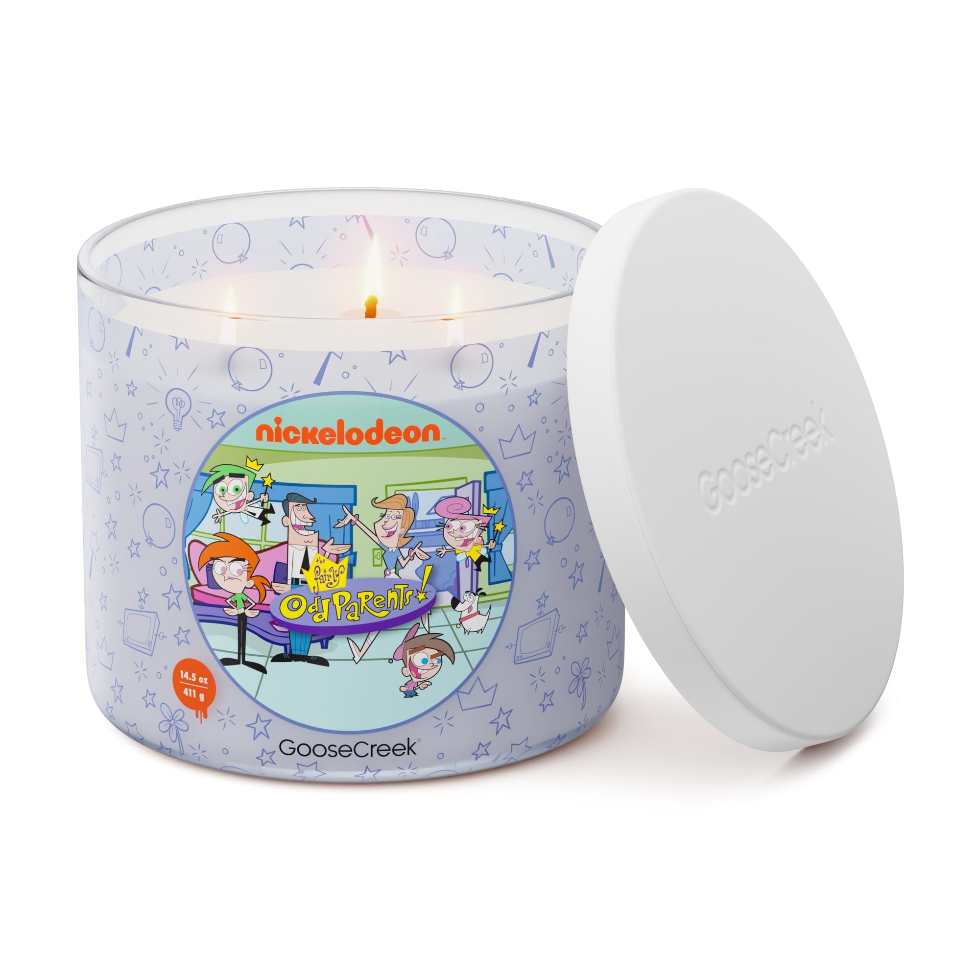 Fairly Odd Parents Nickelodeon 3-Wick Candle