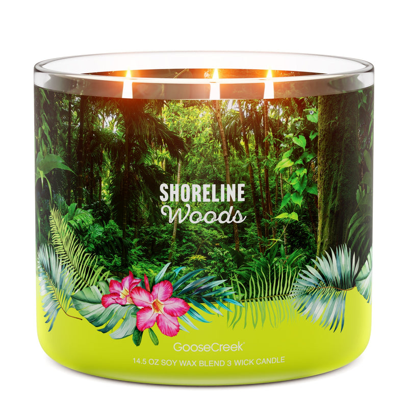 Shoreline Woods 3-Wick Candle Q7